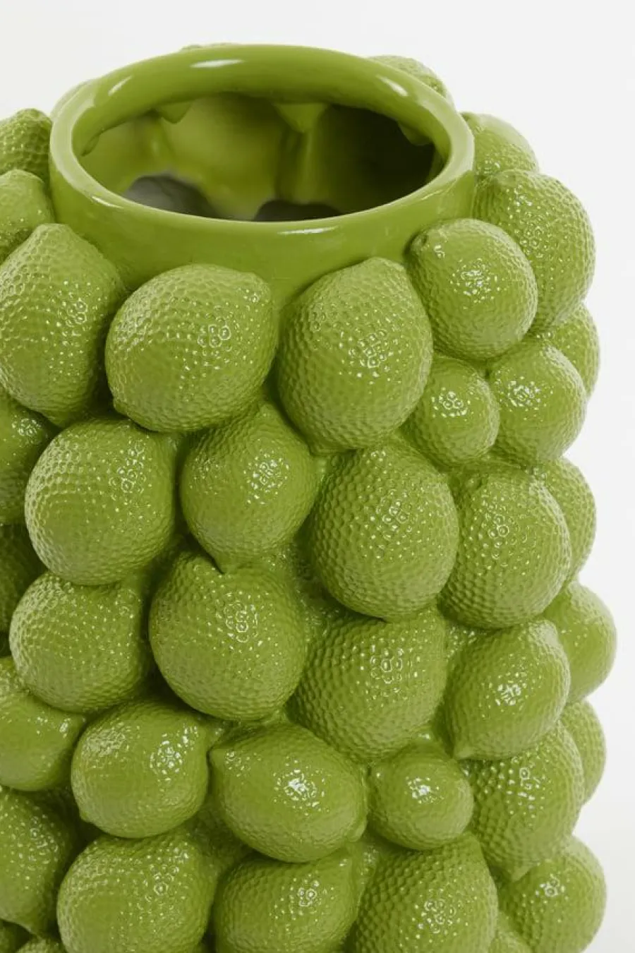 Light en Living Vaas deco LEMON groen - 41 cm hoog New