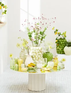 Light en Living Vaas deco LEMON groen - 41 cm hoog New