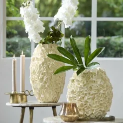 Light en Living Vaas deco Ø28x29 cm AGELLO crème Outlet