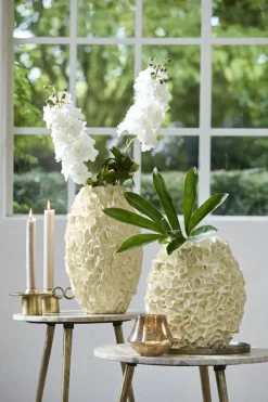 Light en Living Vaas deco Ø28x29 cm AGELLO crème Outlet