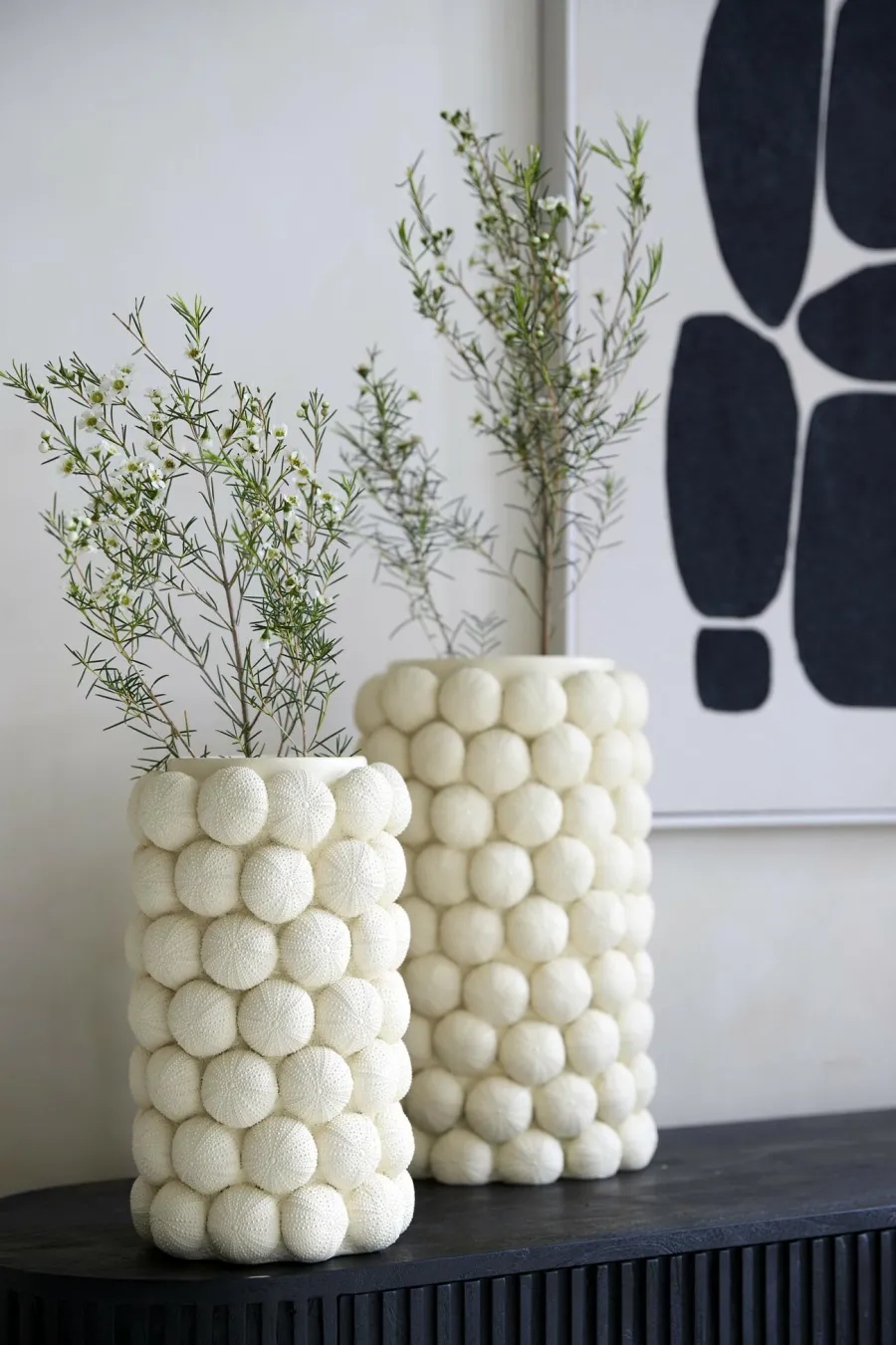 Light en Living Vaas deco Ø19X32,5 cm ZEEËGEL creme Sale