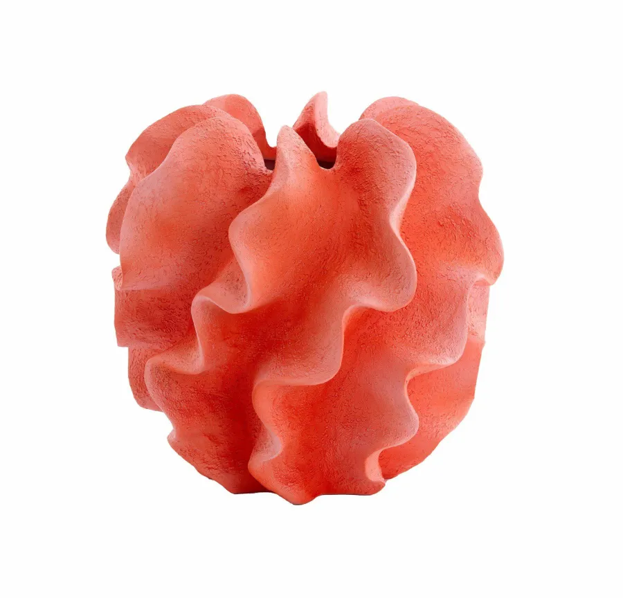 Light en Living Vaas deco Ø26,5X25 cm SHARUNA coral Clearance