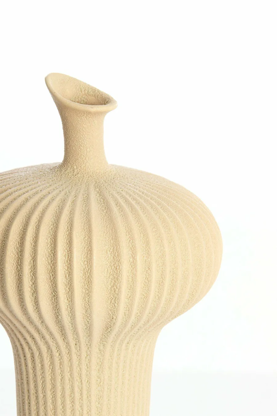 Light en Living Vaas deco Ø23,5x42,5 cm NEVANO mat perzik Discount