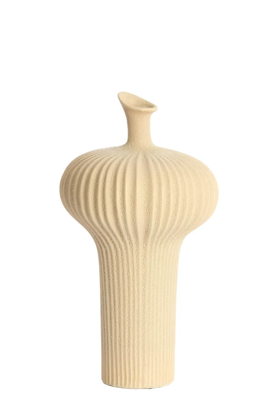 Light en Living Vaas deco Ø23,5x42,5 cm NEVANO mat perzik Discount