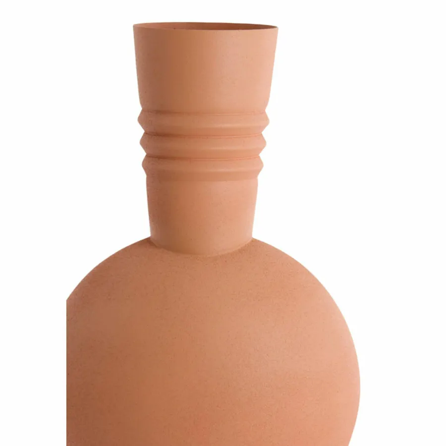 Light en Living Vaas deco Ø21x60 cm KAVANSI mat terra-roze