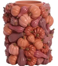 Light en Living Vaas deco Ø28x33 cm PUMPKIN rood Outlet