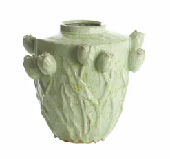 Light en Living Vaas deco Ø32x32 cm JUANA keramiek mint groen
