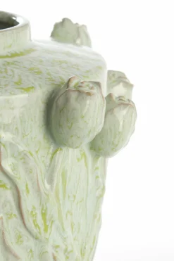 Light en Living Vaas deco Ø32x32 cm JUANA keramiek mint groen