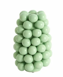 Light en Living Vaas deco Ø16X24 Cm BOYANG Keramiek mat mintgroen Outlet
