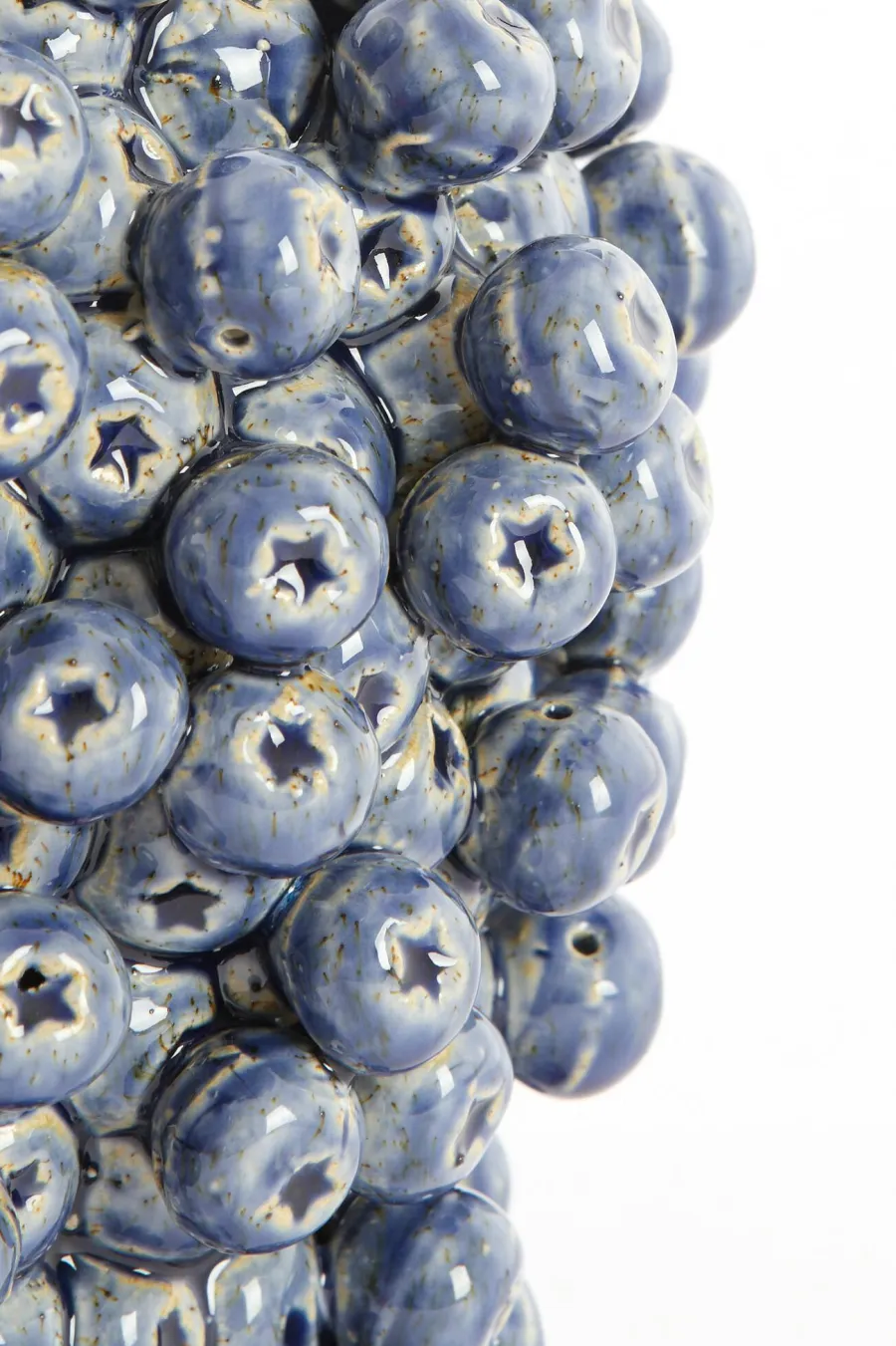 Light en Living Vaas deco Ø25,5x27 cm BERRIES keramiek donkerblauw Best