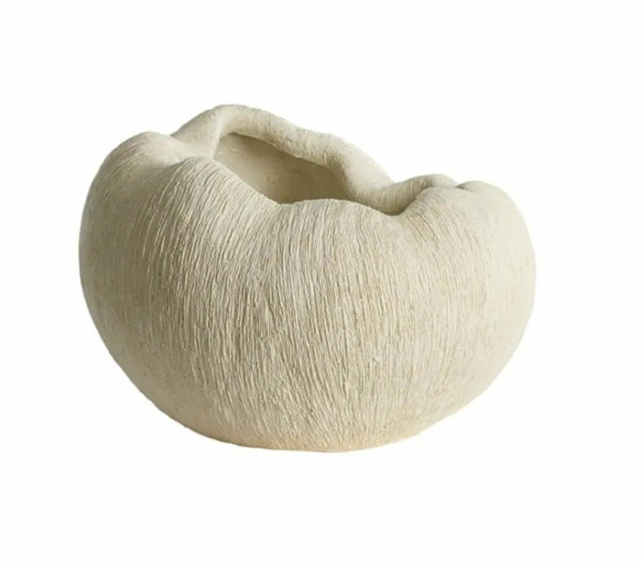 Light en Living Vaas deco 52,5x42,5x34 cm DENISA crème Sale