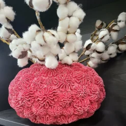 Light en Living Vaas Deco Ø37X21 Cm Coral Rood