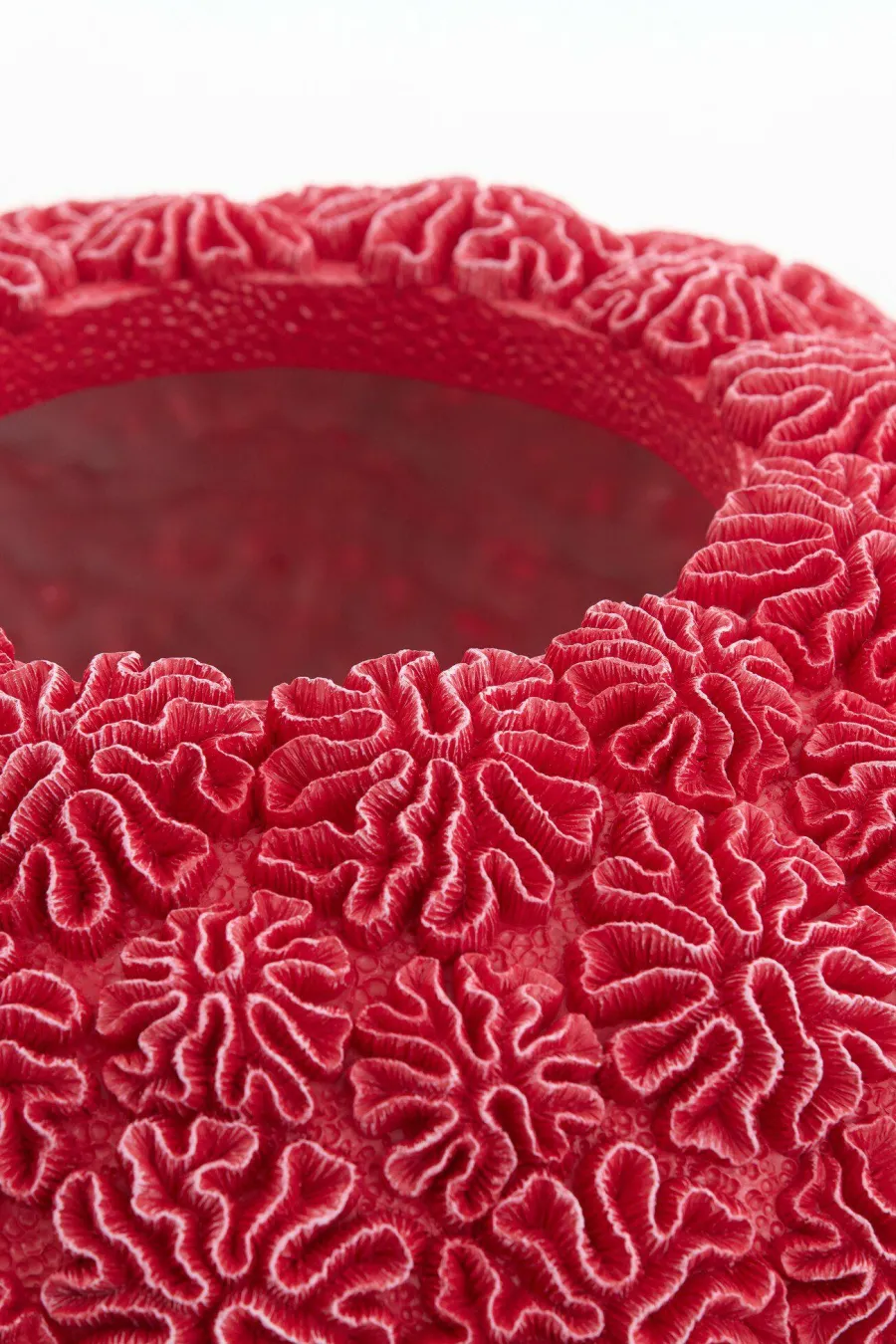 Light en Living Vaas Deco Ø37X21 Cm Coral Rood