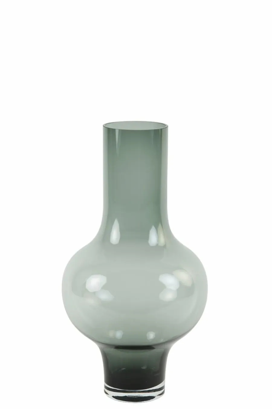 Light en Living Vaas KAELA glas grijs - 2 maten Clearance