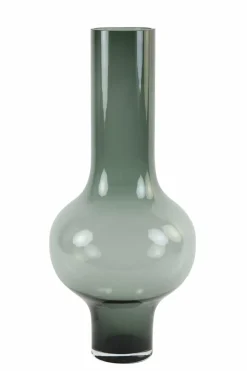 Light en Living Vaas KAELA glas grijs - 2 maten Clearance