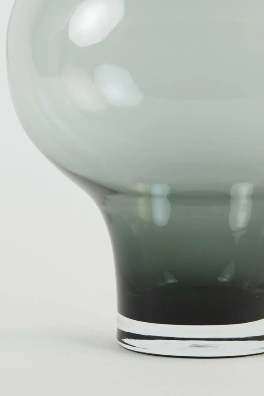 Light en Living Vaas KAELA glas grijs - 2 maten Clearance