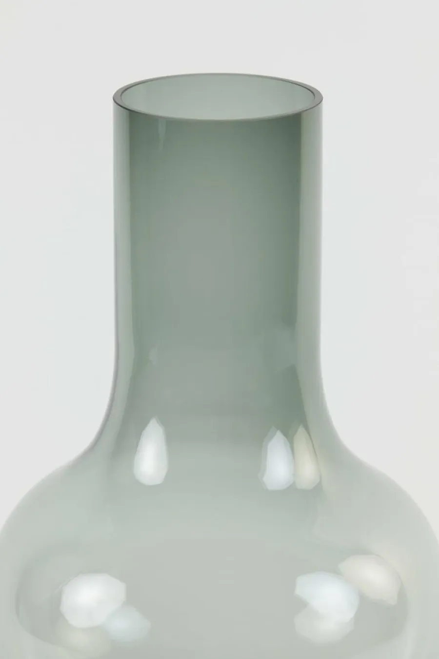 Light en Living Vaas KAELA glas grijs - 2 maten Clearance
