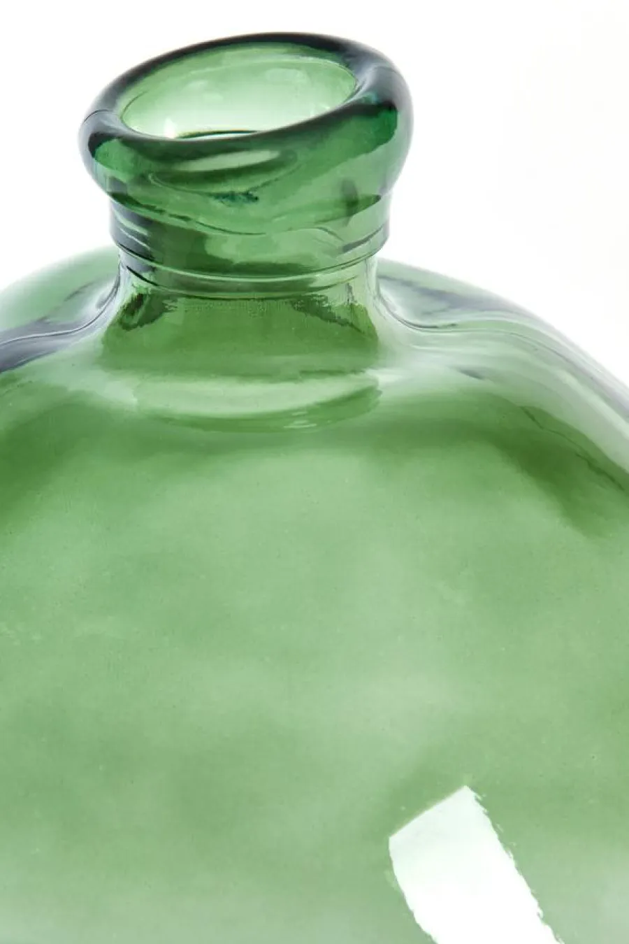 Light en Living Vaas Macello glas - Donkergroen met lichtgroen Best