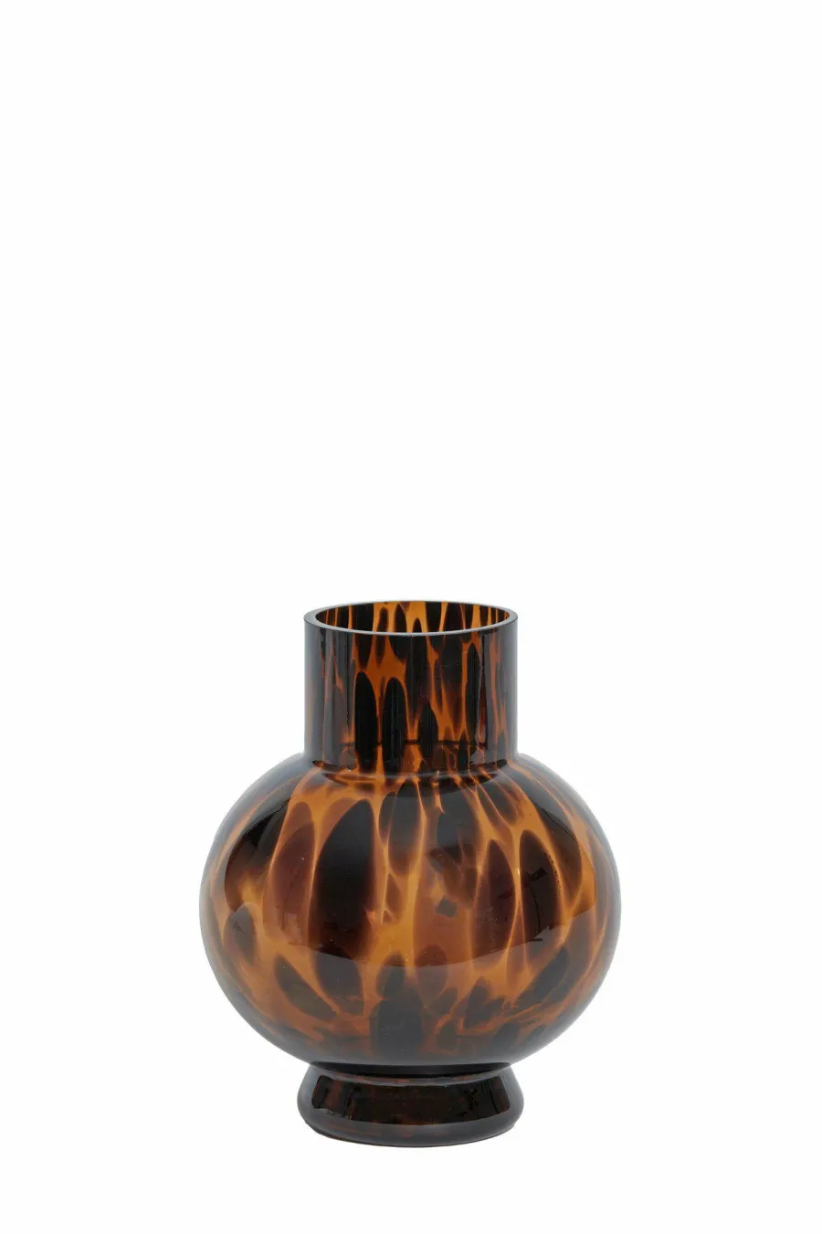Light en Living Vaas NARRA glas bruin-donker bruin - Ø17,5x31 cm Online