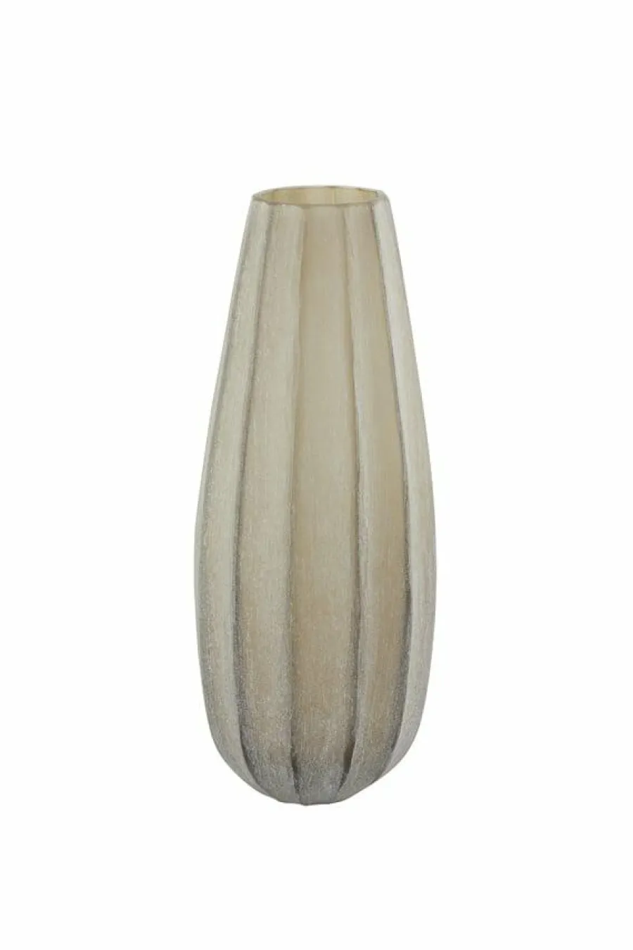 Light en Living Vaas Ø17,5x44,5 cm BRADLEY glas licht bruin Outlet