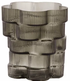 Light en Living Vaas Ø17x17 cm DOURO smoke glas Online