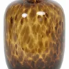 Light en Living Vaas Ø16x25 cm DAKAR Glas bruin-zwart New