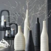 Light en Living Vaas Ø9,5x46 cm ANGIRA mat zwart Best