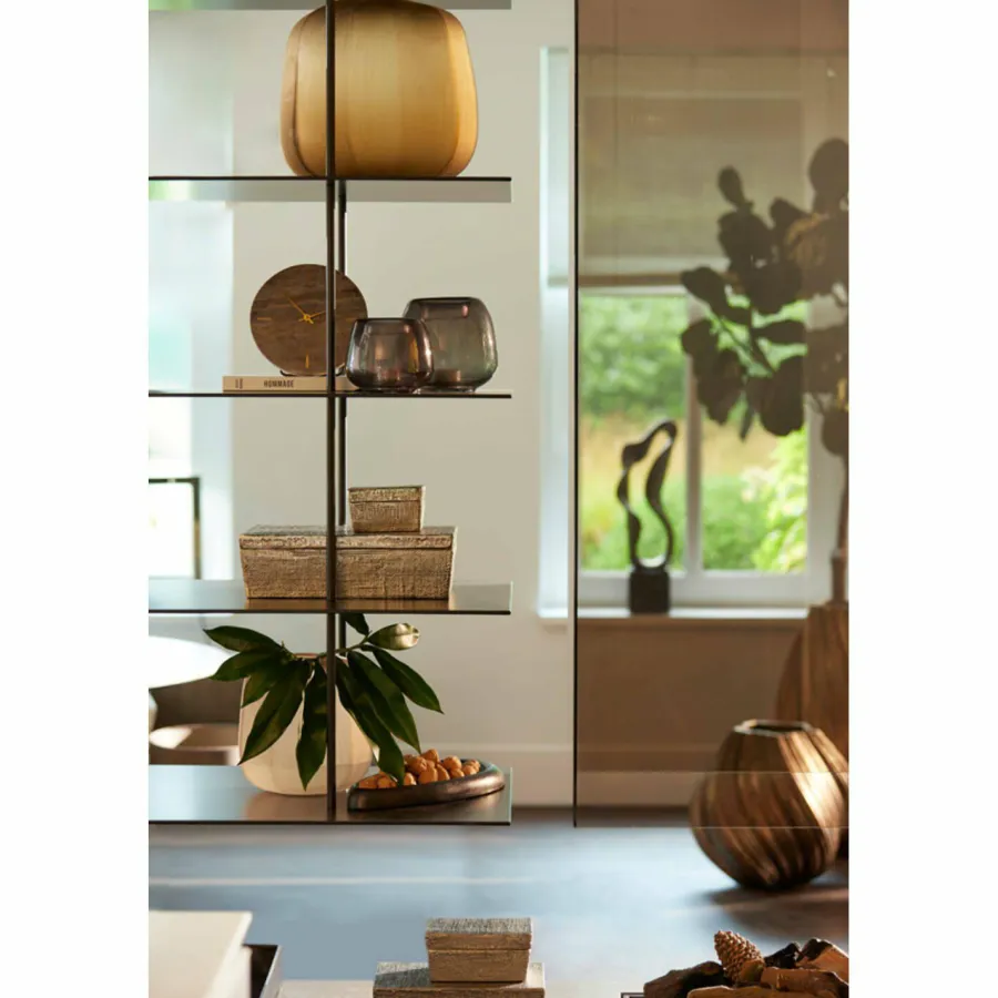 Light en Living Vaas Ø23x24 cm PACENGO donker bruin Clearance