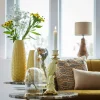 Light en Living Vaas Ø14x31 cm CORN keramiek geel Outlet