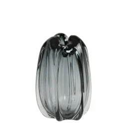 Light en Living Vaas Ø21x30 cm MURELA glas grijs New