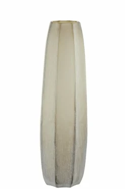 Light en Living Vaas Ø17x60 cm BRADLEY glas licht bruin Clearance