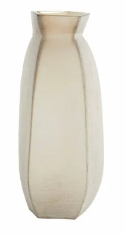 Light en Living Vaas 24,5x22,5x50,5 cm VELIKO glas bruin Best