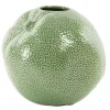 Light en Living Vaas 20,5x19,5x18,5 cm ORANGE keramiek groen Best