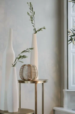 Light en Living Vaas 11,5x10x40 cm MERZO keramiek ecru