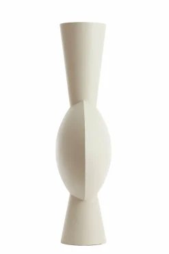 Light en Living Vaas 47x26x100 cm KAVANDU crème Online