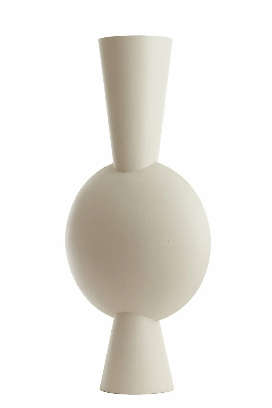 Light en Living Vaas 47x26x100 cm KAVANDU crème Online
