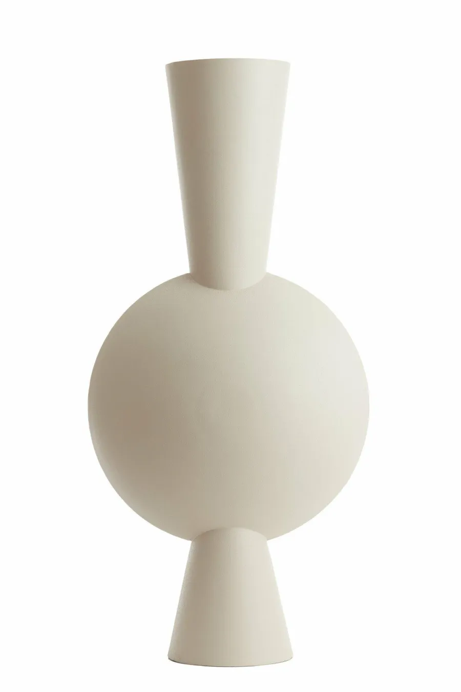 Light en Living Vaas 47x26x100 cm KAVANDU crème Online