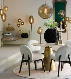 Light en Living Vaas 52x23x46,5 cm PHYLIA mat zwart Sale
