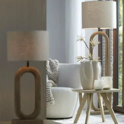 Light en Living Vloerlamp 35x20x119 cm PACECO hout mat naturel Clearance