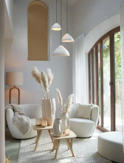 Light en Living Vloerlamp 35x20x119 cm PACECO hout mat naturel Clearance