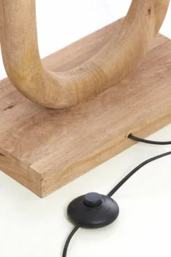Light en Living Vloerlamp 35x20x119 cm PACECO hout mat naturel Clearance
