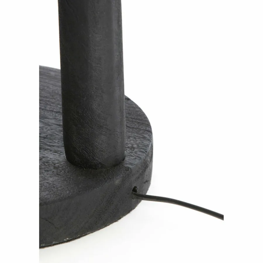 Light en Living Vloerlamp Ø30x135 cm XITTA hout mat zwart Hot