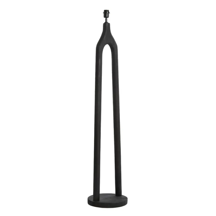 Light en Living Vloerlamp Ø30x135 cm XITTA hout mat zwart Hot