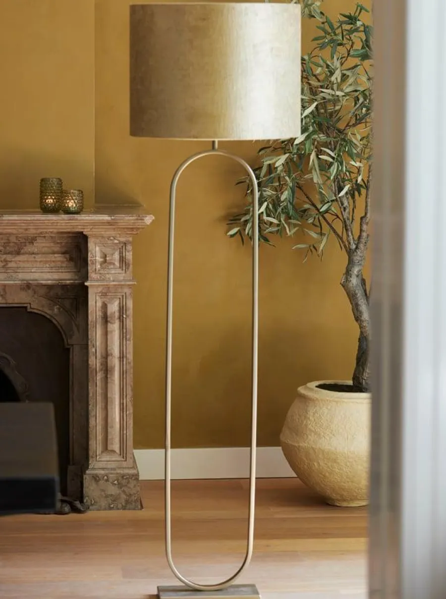 Light en Living Vloerlamp 30x15x142 cm JAMIRI licht goud Best
