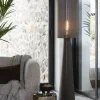 Light en Living Vloerlamp Ø38x180 cm MICKY linnen bruin Discount
