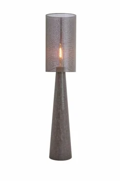 Light en Living Vloerlamp Ø38x180 cm MICKY linnen bruin Discount