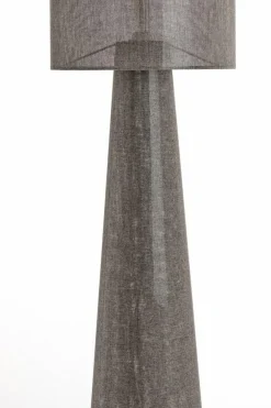 Light en Living Vloerlamp Ø38x180 cm MICKY linnen bruin Discount