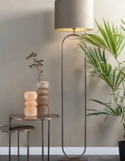 Light en Living Vloerlamp 30x15x142 cm JAMIRI antiek koper Hot