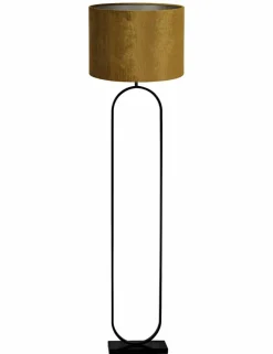 Light en Living Vloerlamp 30x15x142 cm JAMIRI mat zwart Outlet