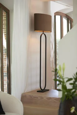 Light en Living Vloerlamp 30x15x142 cm JAMIRI mat zwart Outlet